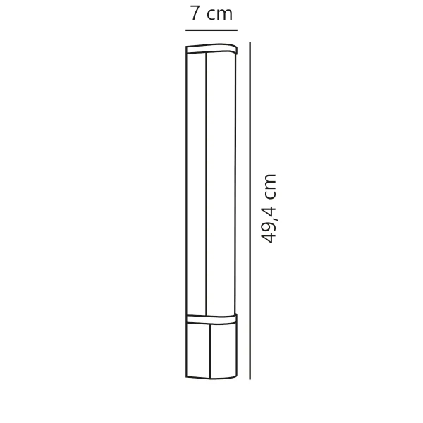 Ścienny kinkiet do łazienki Malaika 2310201003 LED 6W 3000K IP44 czarny