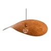 Lampa wisząca LEAF miedziana czarna 1xE27 kompozyt do salonu 41919