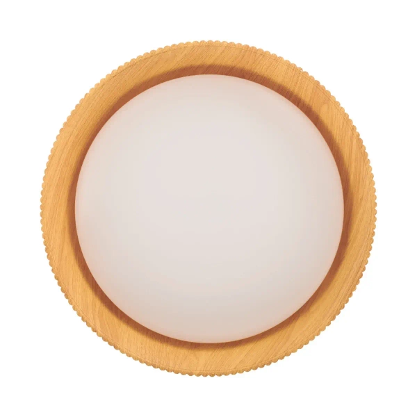 Plafon do salonu FRILL ST-DL6487-C-WH LED 21W 3000K biały drewniany