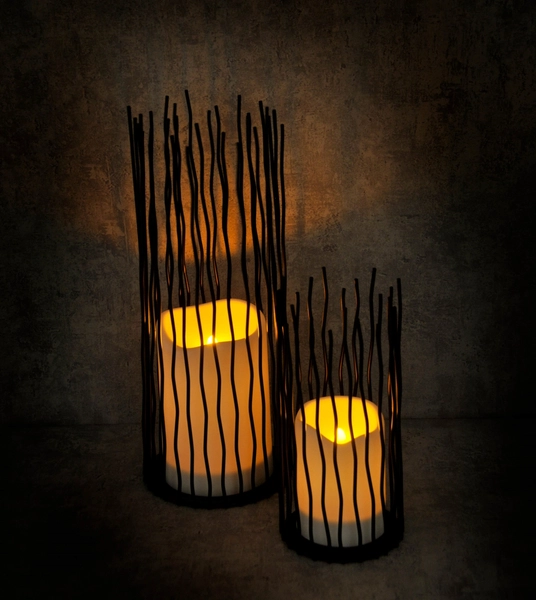 Zewnętrzna latarenka Nyborg XL 313294 candle na baterie czarna