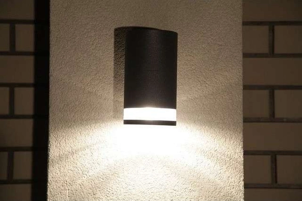 Kinkiet LAMPA elewacyjna ROCK 3405 Nowodvorski zewnętrzna OPRAWA ścienna do ogrodu IP44 tuba outdoor grafitowa