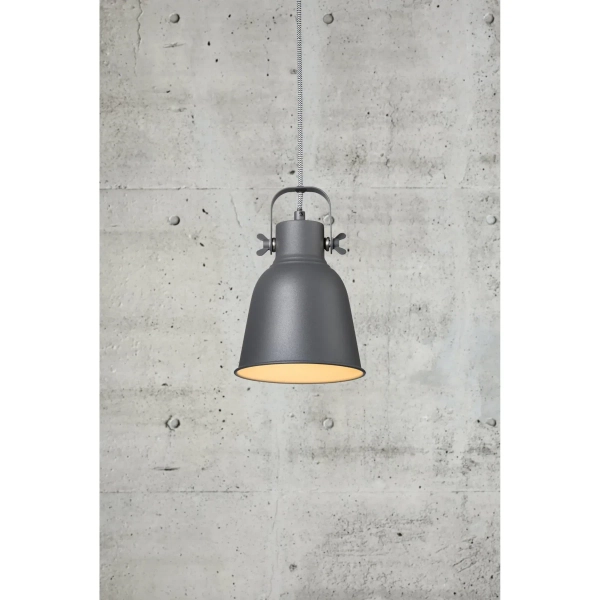 Wisząca lampa retro Adrian 48783003 nad stół antracyt