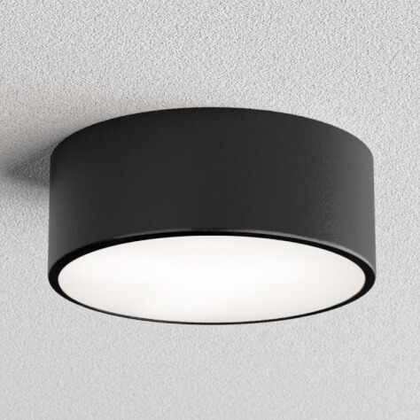 Plafoniera Cleo 1307623601056 Temar IP54 do łazienki okrąg czarny