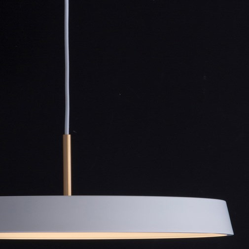 Lampa wisząca CORUNA LE41976 metalowa LED 35W 3000K okrągły biały