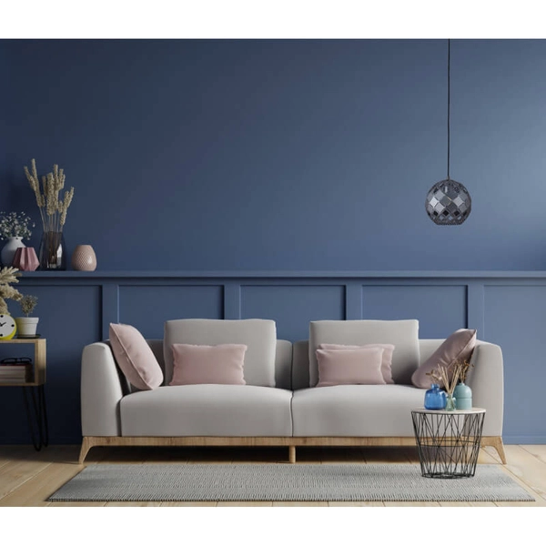 Wisząca lampa nowoczesna Paulela ażurowa kula czarna