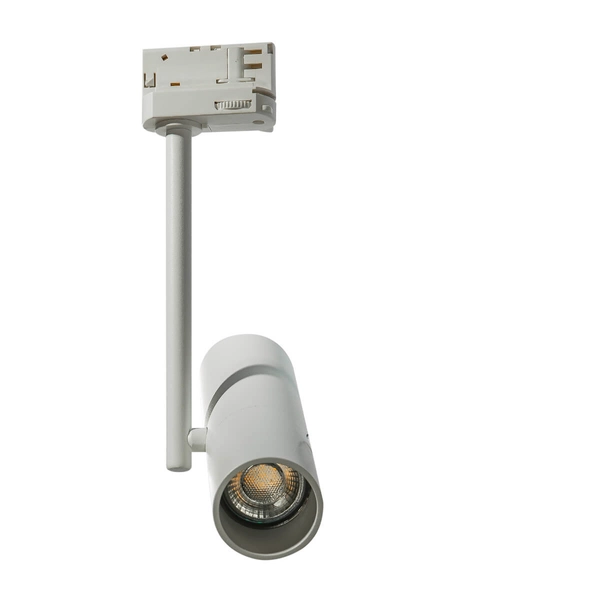 Lampa Lolo AZ4578 do 3-fazowych szynoprzewodów z regulacją tubka biała