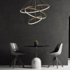 Wisząca lampa ringi LEA 330031 LED 60W 4000K pierścienie złote
