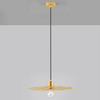 Lampa zwisająca metalowa BAMEPA LE44343 okragła złoty