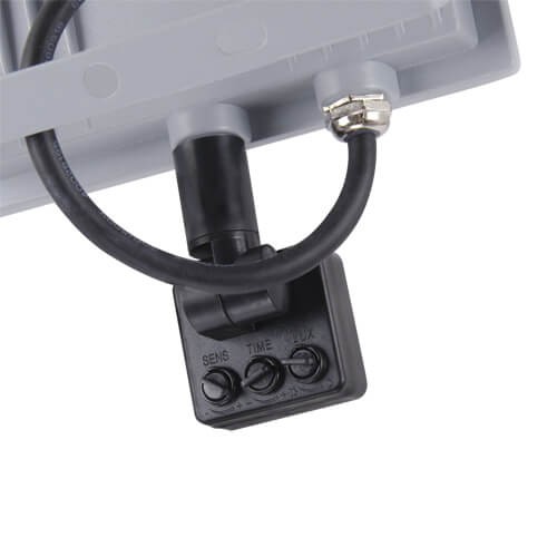 Regulowana LAMPA ogrodowa KROMA 03705 Ideus zewnętrzna OPRAWA outdoor LED 20W 6500K naświetlacz IP65 szary