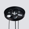 Potrójna lampa wisząca BLISS SL.1463 czarna tuba 3xG9