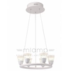 LAMPA wisząca BELL LED 30W 3000K 306661 IL MIO okrągła OPRAWA zwis aluminium biały