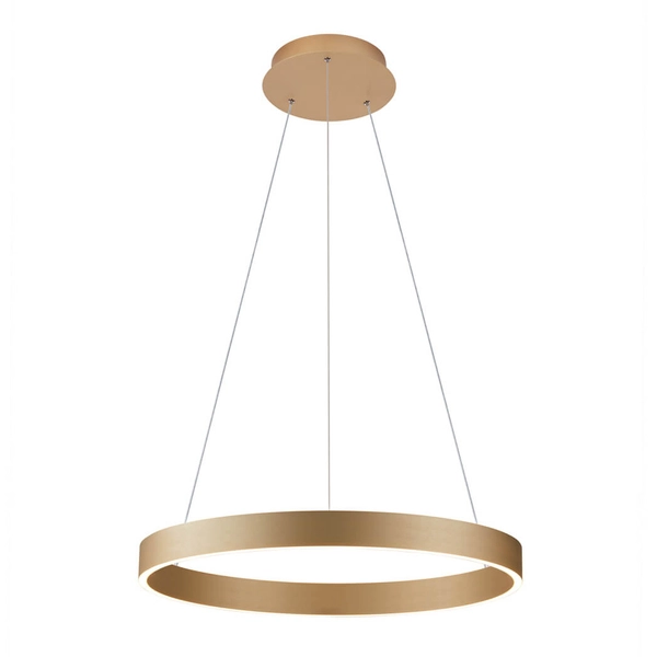 Lampa zwisająca Brasco PND-56215D-080RPC-GD-3KS4K-TRDIMM Italux LED 80W 3000-4000K złota