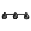 Regulowana LAMPA sufitowa REUS LP-8069/3WS BK Light Prestige metalowa OPRAWA geometryczny spot czarny