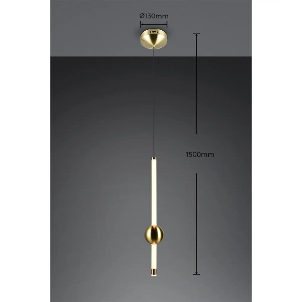 Ledowa lampa zwisowa Melita 331510108 LED 6W 2300-4000K złoty