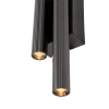 Metalowa lampa ścienna METALIC W0440 tytanowa tuba 4xLED 3W 3000K