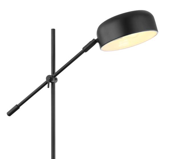 Podłogowa lampa loftowa GIANNA 24099SB Globo metalowa czarna