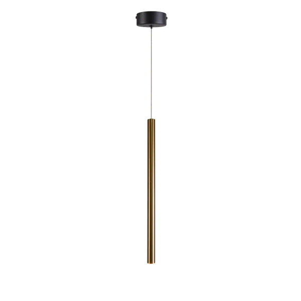 Metalowa tuba METALIC P0668 szampańska czarna LED 1W 3000K 150cm