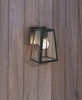 Elewacyjna LAMPA ogrodowa FIA 5290903012 Lutec ścienna OPRAWA zewnętrzna metalowa IP44 czarna