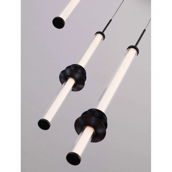 Potrójna lampa wisząca URUBICHA LE44690 LED 18W 3000K tubki czarne