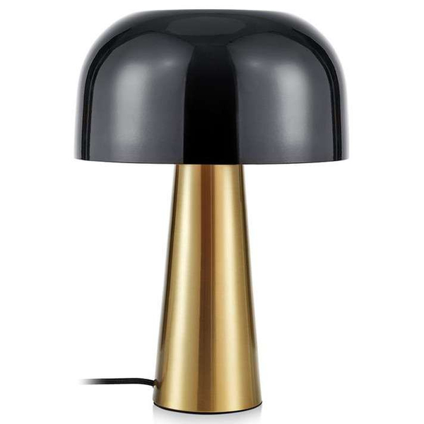 Nocna LAMPKA stołowa BLANCA 107934 Markslojd stojąca LAMPA biurkowa grzybek brąz czarny