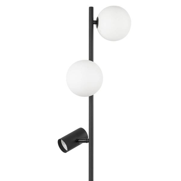 Stojąca lampa podłogowa Vox 16063 balls sopel do salonu czarna biała