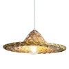 Pleciona lampa zawieszana Boho ABR-LWBRA Abruzzo do jadalni beżowa