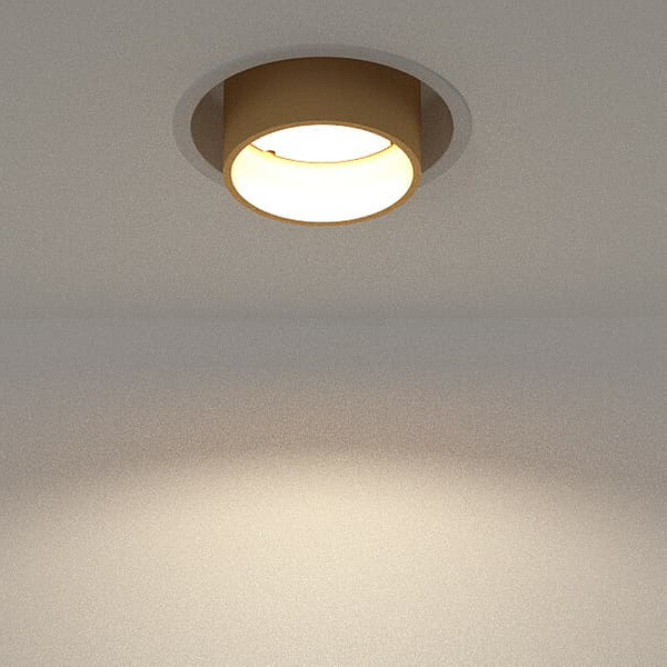 Sufitowa lampa podtynkowa Mono Slide 10798 Nowodvorski punktowa biała złota