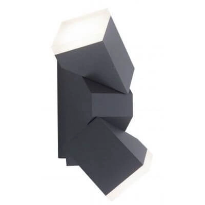 Nowoczesna lampa ścienna Ryan LED 10W outdoor grafitowa