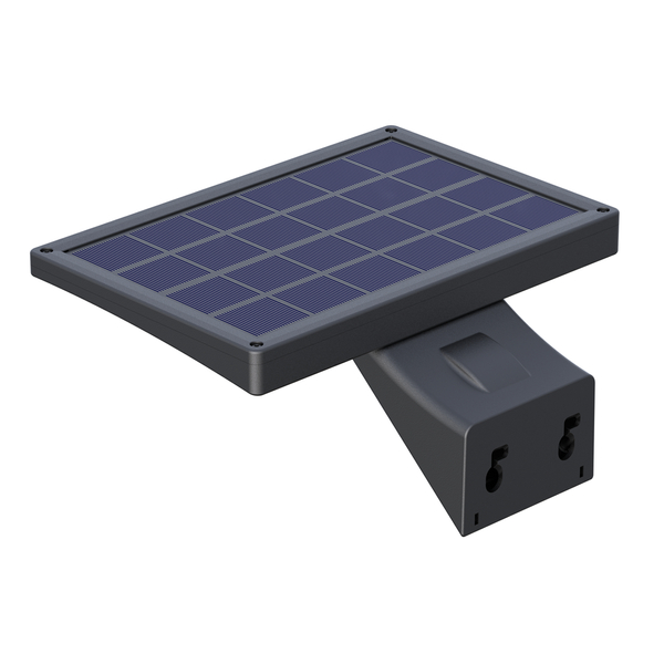 Lampa solarna Milo EKO9154 Ekolight LED 8W 4000K na elewację IP65 czarna