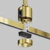 Uchwyt sufitowy do systemu magnetycznego Flarity TRA159C-IPC1-BS mosiądz