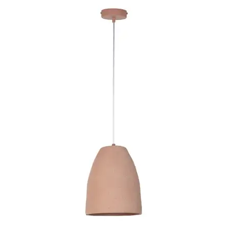 Ceramiczna wisząca lampa do salonu Nora 41383 nad stół mocca