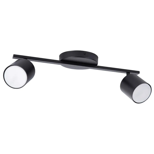 Lampa sufitowa natynkowa Mila 2 41341 do jadalni tuby czarny