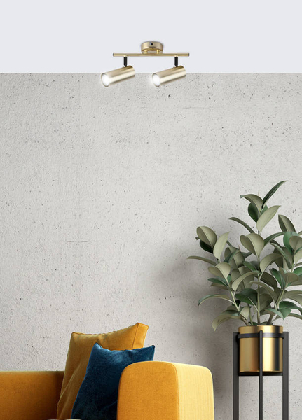 Lampa sufitowa Colly 92-01719 Candellux reflektorowa mosiądz