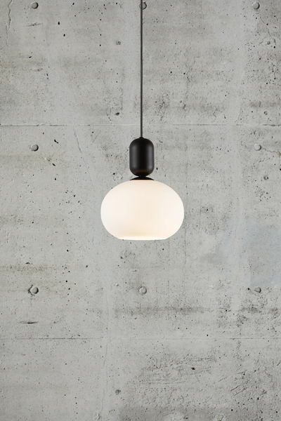 Nowoczesna lampa wisząca Notti 2011003003 Nordlux do salonu czarna biała