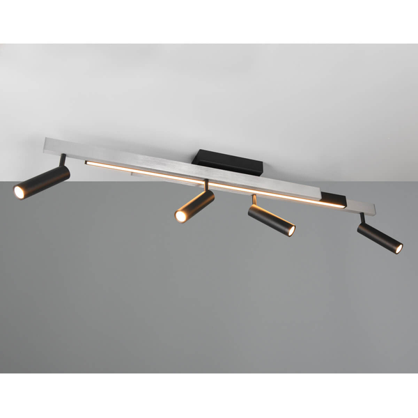 Lampa sufitowa ZENO 648310505 LED 12W+22W 2700-6500K rozsuwalna srebrna