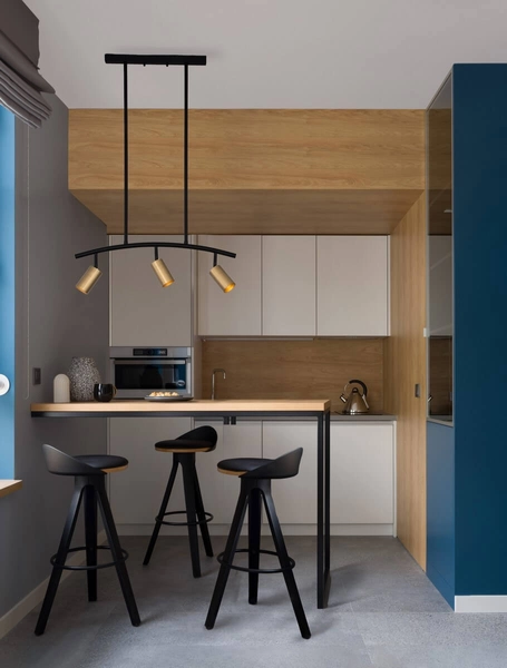 Sufitowa lampa nowoczesna Cayes nad stół czarna złota