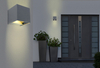 Zewnętrzny kinkiet Veronika 34168 kostka LED 6W 3000K grafitowa