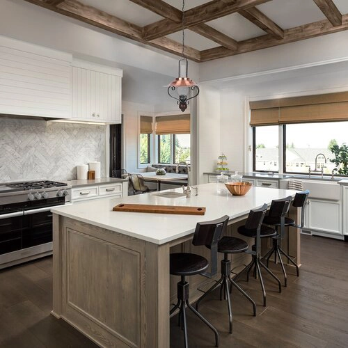 Lampa wisząca ENNA 7870 Rabalux naftowa na łańcuchu miedziana czarna