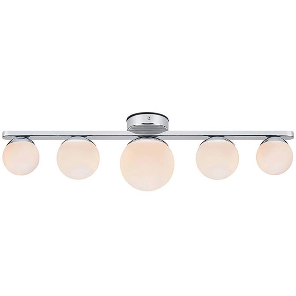 Loftowa LAMPA sufitowa PURRO 108066 Markslojd łazienkowa OPRAWA szklane kule IP44 chrom białe