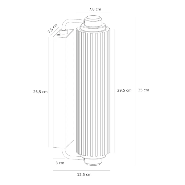 Kinkiet ścienny nad obraz NIMAL 2310521003 IP44 czarny