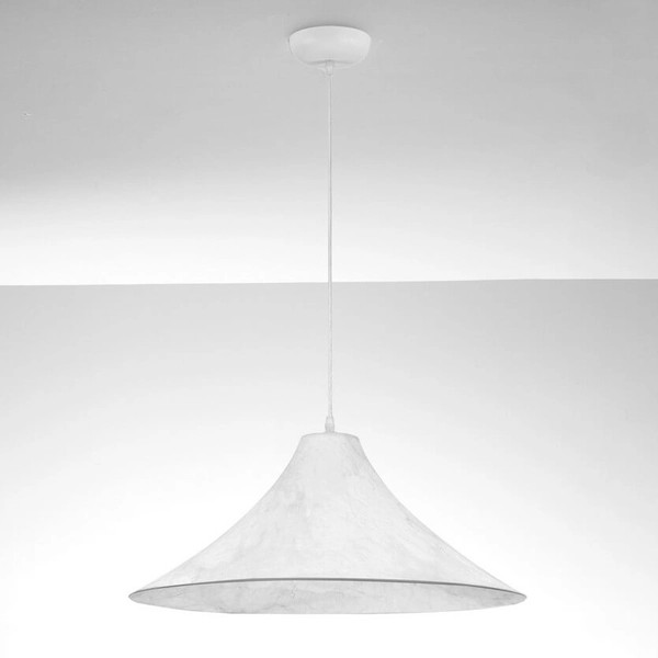 Jedwabna lampa wisząca CHANCAY LE44599 do sypialni biały