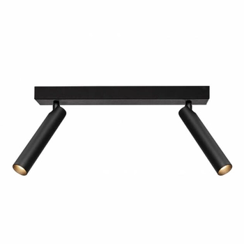 Ścienno-sufitowa lampa ledowa Roll 50920202 Kaspa 8,4W 3000K regulowana czarna