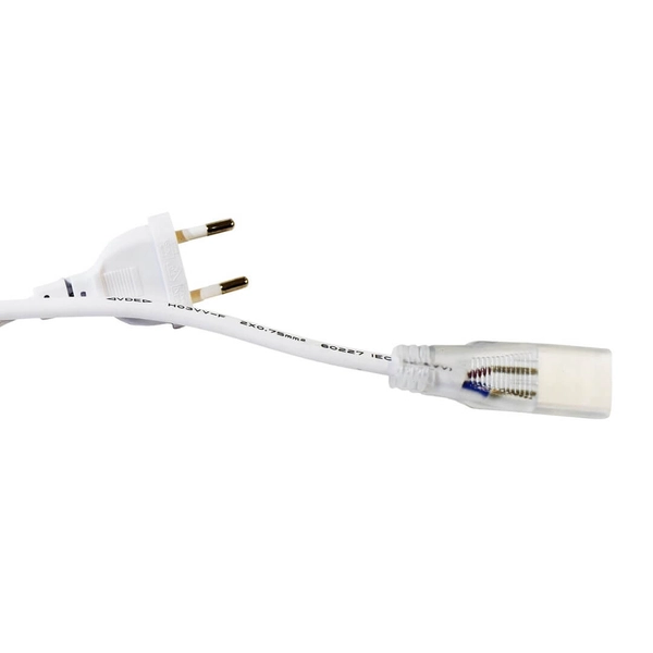 Kabel zasilający ze stabilizatorem Neon EKF4536 Eko-light biały