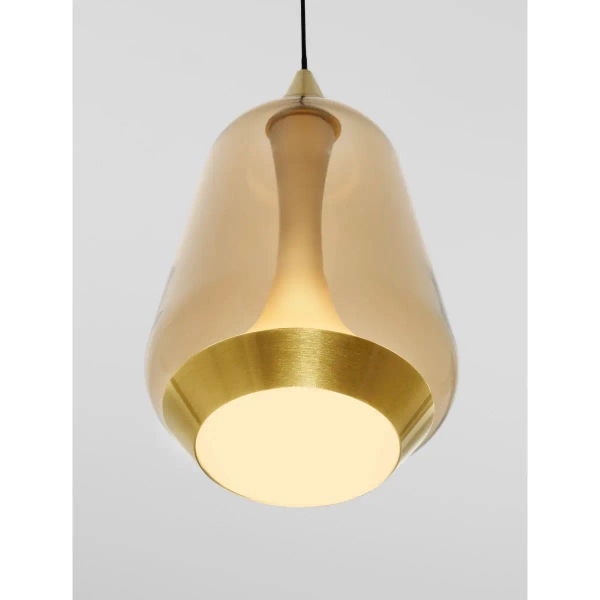 ledowa lampa wisząca RORIZNO LE45112 LED 8W 3000K czarno złota