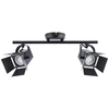 Metalowa lampa sufitowa Movie G08913/76 filmowe reflektory czarne matowe