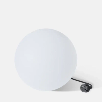 Zewnętrzna lampa kulista z wtyczką BALL MC30E LED 0,1W IP44 biała