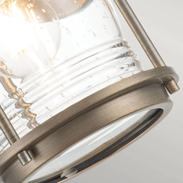 Metalowa lampa ścienna Ashland Bay KL-ASHLANDBAY2-S-BU Kichler zewnętrzna IP44 brązowa