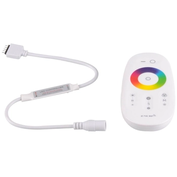 Zestaw sterownik+pilot do taśm LED RGBW 319364 biały