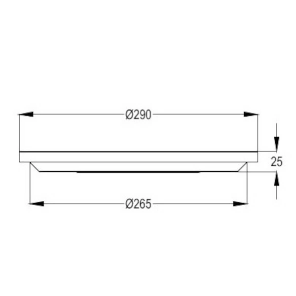 Kuchenny plafon Aureo R64371131 RL Light LED 18W 3000-6500K biały