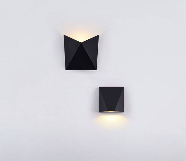 Oświetlenie ścienne kinkiet na balkon Times Square O577WL-L5B LED 6W czarny
